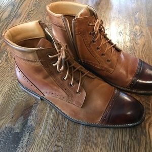 Men's Leather Kunsto Boots Size 12